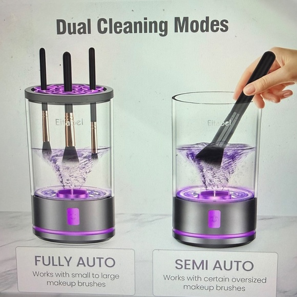 Makeup Brush Cleaner machine, 2 in 1 Makeup Brush Cleanser & Washer - Picture 5 of 5